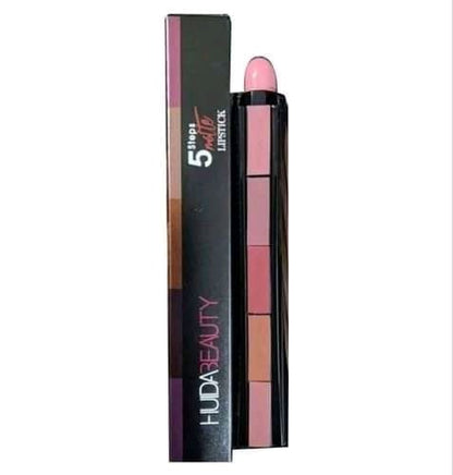 5-in-1 Huda Beauty Lipstick – Bold Matte Shades